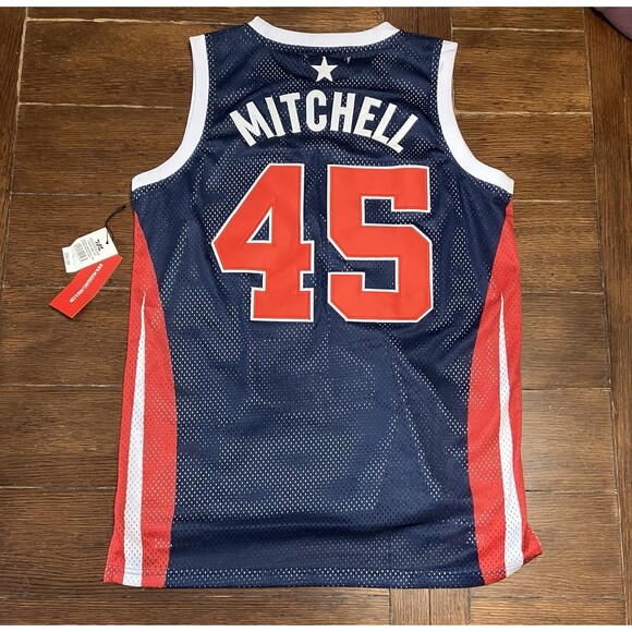 HEADGEAR CLASSICS Donovan Mitchell High School Basketball Sewn Jersey NWT Sz L - Picture 4 of 4
